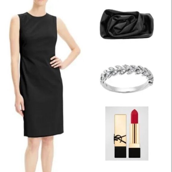 Theory Eano Sleeveless Traceable Wool Suiting Dress size 8 - Picture 8 of 11